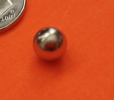 N52 Neodymium Sphere Magnets 1/4 in Diameter Rare Earth Ball