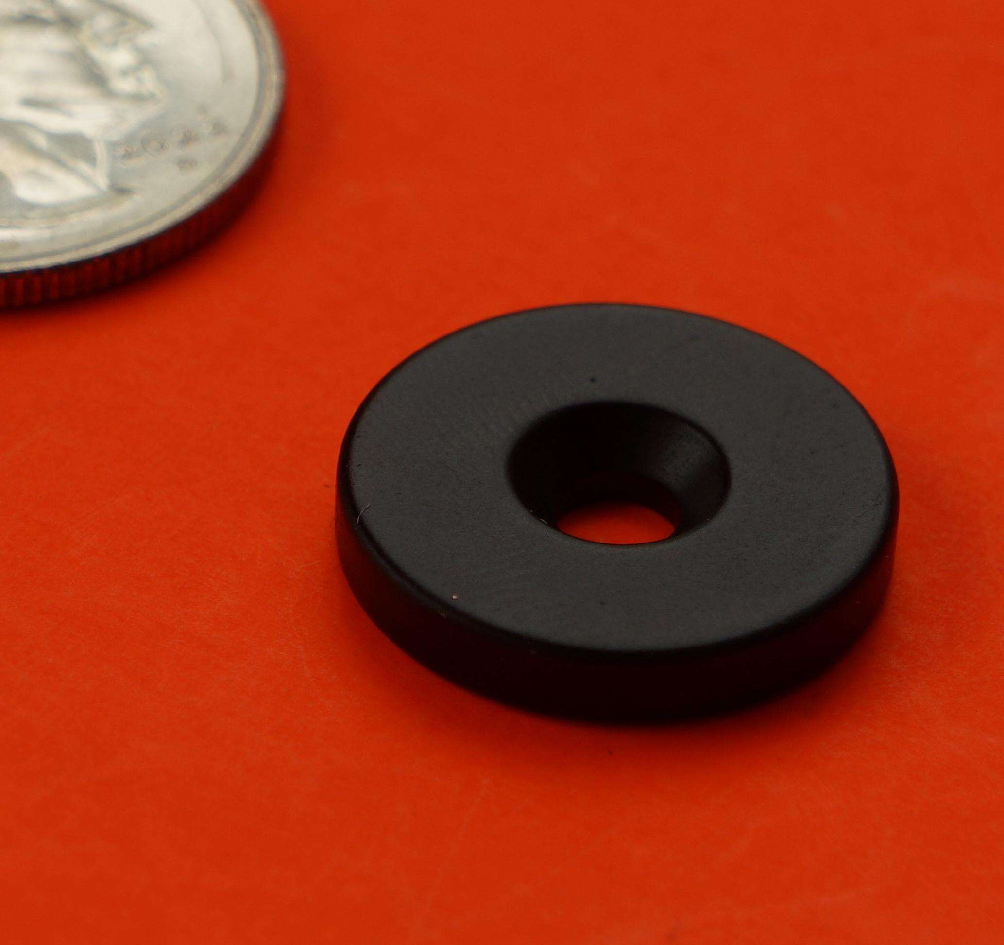 #6 Screw N38 Epoxy Neodymium Magnets 3/4 in x 1/8 in Disk w/Countersunk